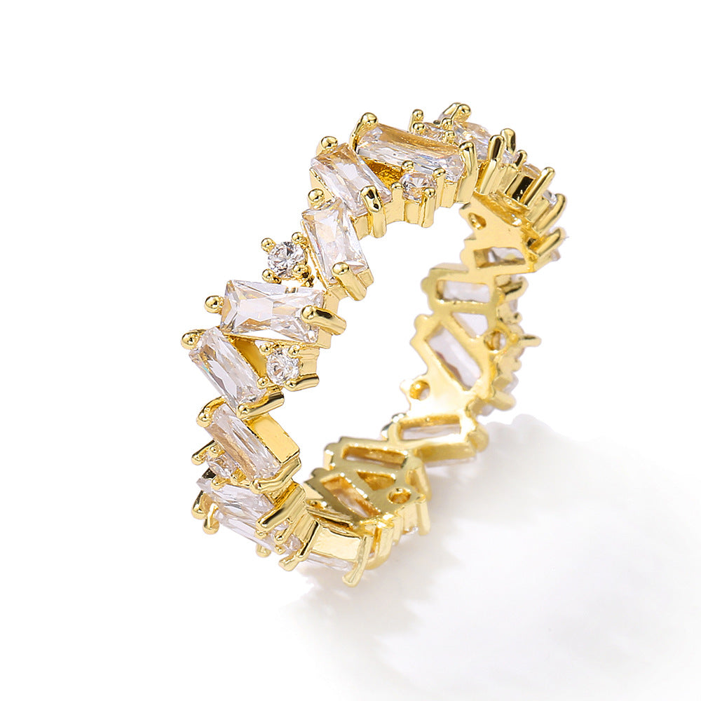 💖K-Pop Glam Granny Green Zircon Power Ring💖