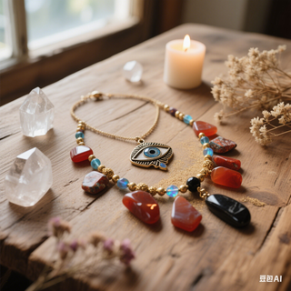 🔮 Wearing Energy, Not Just Jewelry: My Experience with the Natural Red Agate Stone Necklace