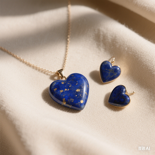 💙 She Said Yes—to Peace: My Story with a Lapis Lazuli Heart Jewelry Set