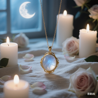 🌙 The Magic of Moonstone: A Raw Necklace That Captured Her Heart
