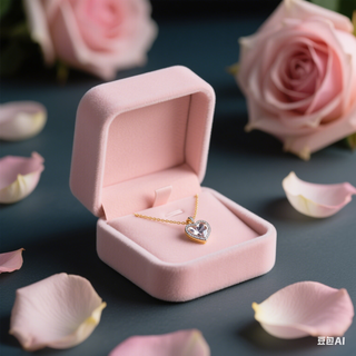 💖 The Heart of the Gift: A Crystal Necklace That Says “I Love You” Without Words