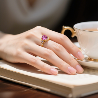 💍 “Two Stones, One Love Story”: My Custom Tianyu Pink Sapphire Ring That Speaks to the Heart
