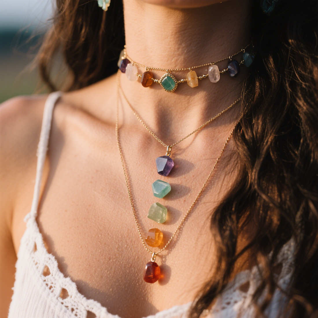 🔮 Energy Jewelry & Chakras: How I Aligned My Life Wearing Crystals