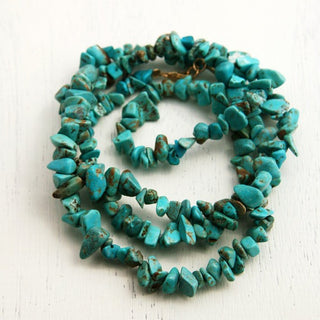 ✨Manifest Calm & Prosperity: GEMURO Thick Green Turquoise Necklace