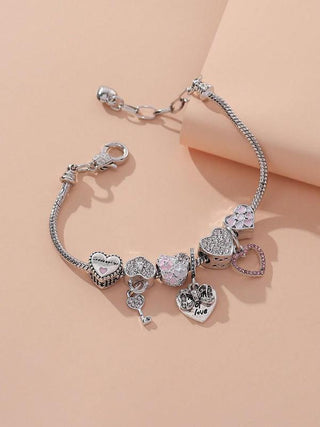 GEMURO Trendy Rhinestone Matching Charm Bracelet | Proposal, Wedding, Bridesmaid & Daily Gift