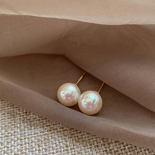 🌙 Lustrous Moonlight Pearl Earrings | 925 Sterling Silver | Timeless Elegance ✨