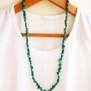 ✨Manifest Calm & Prosperity: GEMURO Thick Green Turquoise Necklace