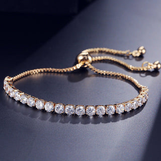 ✨ GEMURO | Radiant Zircon Energy Bracelet| Adjustable & All-Match Elegance 💎