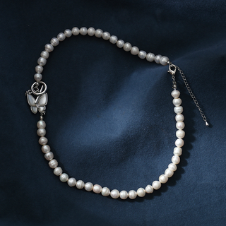 GEMURO Elegant Baroque Pearl Necklace