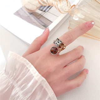 💫Manifest Self-Assurance: GEMURO Korean Style Light Luxury Index Finger Ring🌙💫