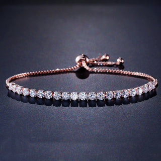 ✨ GEMURO | Radiant Zircon Energy Bracelet| Adjustable & All-Match Elegance 💎