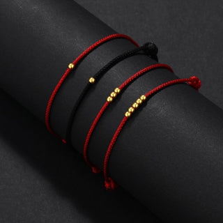 GEMURO Birth Year Lucky Bead Red String Anklet – A Sacred Thread of Protection & Destiny ✨