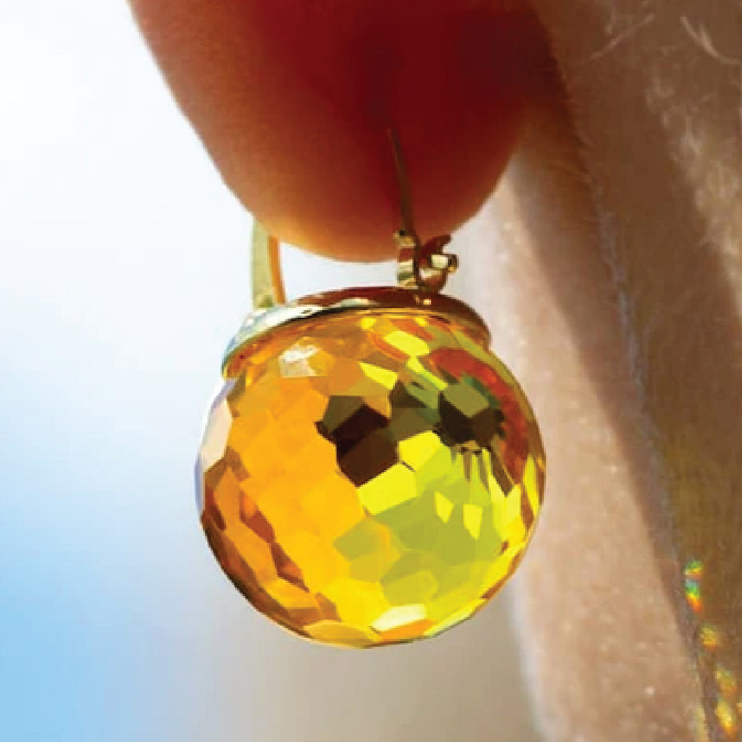 GEMURO Sunbeam Citrine Earrings – November’s Glow, Infinite Happiness ☀️