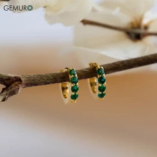 GEMURO Emerald Vitality Earrings