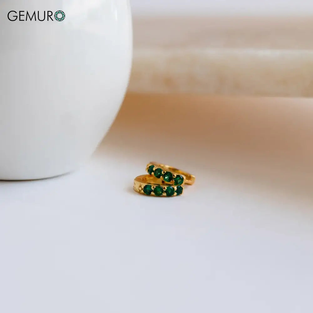 GEMURO Emerald Vitality Earrings